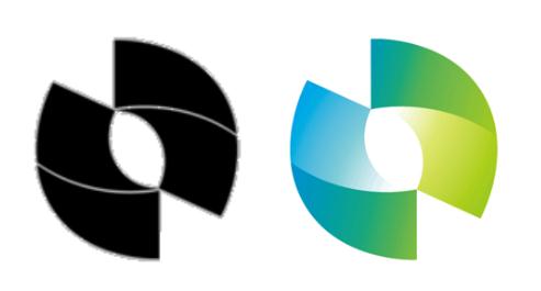 正能量科技品牌LOGO图形演变 正能量科技品牌LOGO图形演变